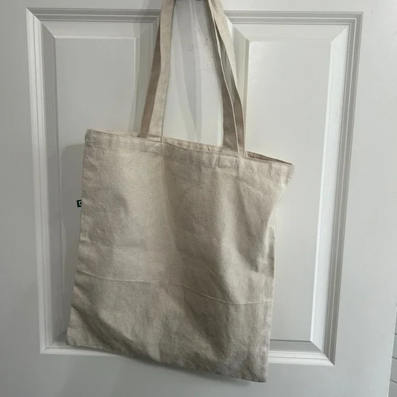 Like new recylced Canvas Tote Bag. San Francisco bridge heart balloon. - Picture 7 of 7